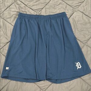 Men's Blue Detroit Tigers Athletic Shorts